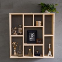 벽 선반장 팬트리 사각 선반 벽책꽂이 원목 다용도, 상세페이지 참조