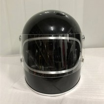 오더봇 티티앤코 TT&CO 소두핏 헬멧 톰슨 D컷 클래식 바이크 스쿠터 베스파 할리 데이비슨 경량 하이바 티티엔코 풀페이스, 2XL, 유광 블랙