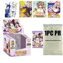 그래픽 카드 2022 최신 여신 이야기 컬렉션 카드 + 1pc 홍보 팩 어린이 게임, 1 상자 100pcs