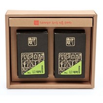 유기농 수제녹찻잎 80g 대작 작설차 장인어른선물