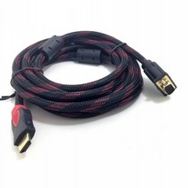 VGA케이블 모니터연결케이블 디스플레이포트 1.5M 골드 도금 커넥터 HDMI 호환 남성 VGA HD-15 어댑터 케이블 코드 DVD HDTV, 한개옵션0