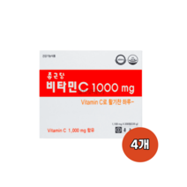 종근당 비타민C 1000mg 200정 4개