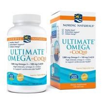 노르딕내추럴스 얼티메이트 오메가 코엔자임Q10 1280mg 120정, 120개입