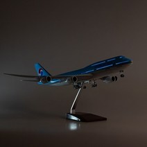 대한항공비행기모형 민항기 항공기 모형 1160 대한 747 b747 민간 여객기 모델, 빛으로