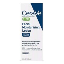 CeraVe 페이셜 모이스처라이징 로션 PM 초경량 85g(3온스) (5팩), 3 Fl Oz (Pack of 10)