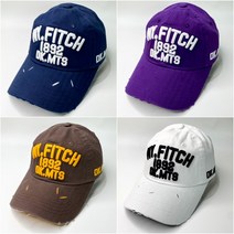 뉴욕 NY 피치 엠보싱 자수 빈티지 볼캡 커플 모자 11 color
