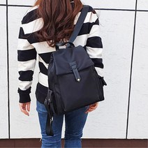 통수납 타입 여대생 캐주얼 검정 백팩 맥북가방 여직원선물용 가벼운가방