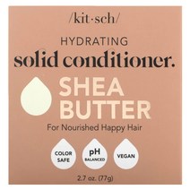 Kitsch Hydrating Solid Conditioner Bar Sugared Amber Shea 2.7 oz (77 g), 1개