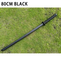합기도 나무 칼 무술 무기 자기 방어 스틱 쿵푸 사무라이 훈련 칼 Katana 가방 일본어 닌자 나이프, [05] 80 Black