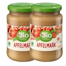 디엠바이오 dmBio apple jam 독일 퓌레 사과잼 360g, 2팩
