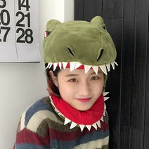 심쿵샵 귀여운 인형모자, ( 악어 )