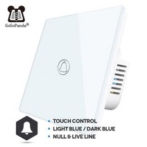 불꺼주는기계 타이머스위치 스마트스위치 Eu 1 gang doorbell 컨트롤러 터치 스위치 스마트 홈 오토메이션 방수 220v