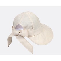 Raon프리미엄 린넨 리본 버킷햇 벙거지모자 보넷