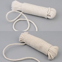 면로프 라크라메실 DIY 면끈 면줄 고양이스크래쳐줄, 길이, 10M, 1개