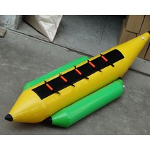 바나나 보트 수상 레저 풍선 워터 파크 게임 여름, 2tubes for 4 people