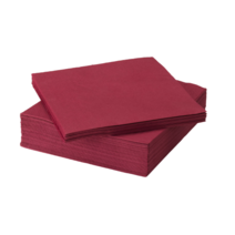 이케아 종이냅킨 냅킨 예쁜냅킨 테이블냅킨 집들이 카페 40x40cm 10매, 15. 와인 레드 10매