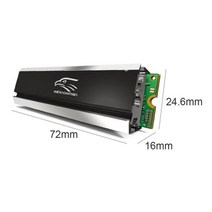 nvme어댑터 데스크탑 드라이버 SATA 눈사람 히트 파이프 M2 싱크 구리 SSD 쿨러 2280 솔리드 스테이트 하드 디스크 M.2 라디에이터 NVME NGFF PCIE 알루미늄, 1pcs_as shown