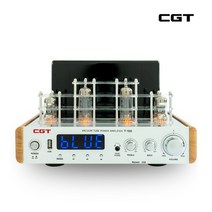 씨지텍 T-100 진공관앰프 블루투스4.2 80W출력 부드럽고 명료한 아날로그 사운드, 앰프(T-100)