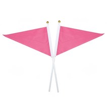 무지 DIY 삼각 손깃발 운동회 가이드 깃발 1P, 기본