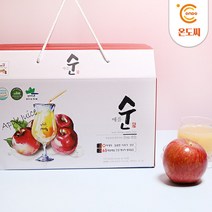 [온도씨] 하루한포 통째로 영주 사과즙 2box (110mlx60포), 단품, 단품