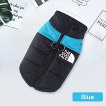 강아지 반려견 옷 방수 개 옷 애완 동물 코트 겨울 따뜻한 조끼 패딩 지퍼 자켓 작은 중, 06 XXXL, 01 Blue