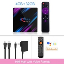 H96 MAX RK3318 스마트 TV 박스 11 4G 64GB 3G 4K Wifi BT 미디어 플이어 H96MAX TVBOX Android10 셋톱 GB16GB, CHINA_4GB32GB G21 Voice RC