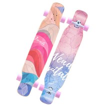 롱보드42인치 프리스타일 댄싱 롱보드 초등학생 초등생 스케이트보드, longboard Y