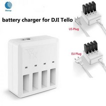 4 in1 DJI tello 배터리 충전기 지능형 멀티 충전 허브 드론 액세서리 용 빠른 Lipo 390735, EU Plug