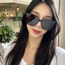 멜라크메 뿔테 검정 사각 오버사이즈 빅사이즈 남자 여자 커플 선글라스 FB190