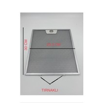 레인지 후드 오일 필터 아스피레이터 후드 예비 부품 액세서리 레인지 후드 그리스 필터 주방 25 3x30, 한개옵션0
