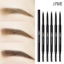 제이뮤 1+1 타투 슬림 아이브로우 펜슬, 슬림 5호+5호, 1개