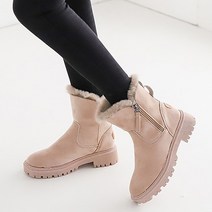 4.5cm 여성부츠 워커 털부츠 겨울 신발 방한화 DL2979