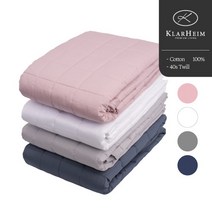 [AK PLAZA] [클라르하임] 모노 40수 면 패드 Q, 화이트
