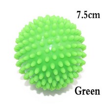토닝볼 요가볼 메디신볼 75CM9CM PVC 마사지 볼 롤러 요가 피트니스 공 근육 긴장 근막 트리거 포인트 손 발 릴렉스 찌르기 마사지 볼 척추, Green1
