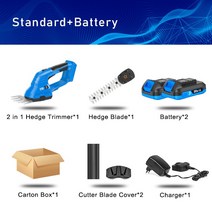 전기 전정기 예초기 휴대용 20v 헤지 트리머 2 in 1 무선 정원 도구 잔디 깎는 기계 리튬 이온 배터리 전정 가위 트리머 by prostormer, ptet1049e 19e20