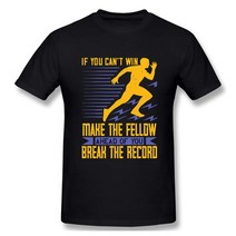 와이어윈치 호이스트 원치 당신이 이길 수 없다면 당신보다 앞서 동료를 만들 레코드 티셔츠 남자 여자, 01 Black_09 6XL