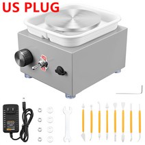 토련기 도예공방 가정용 전동 도예 공예 공방 체험 도자기 빚는 기계 분말소분기 주파수변환기 도자기가마 열프레스기 국소배기장치 진공 도자기전기가마 정량충진기 예술 공예품을 위한 미니, 회색 Us 플러그, 1 건