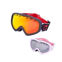 20 아동용보드고글 카이로스 스키고글, 블랙골드미러