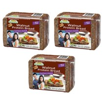 메스테마허 월넛 프로틴 브레드, 3개, 250g