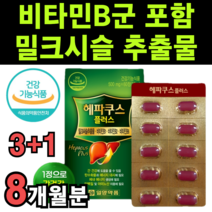밀크씨슬 비타민b 복합체 복합제 보라색 비 콤플렉스 종합 영양제 식약청 식약처 인증 작은알 타블렛 추출물 엉겅퀴 대용량 고함량 개별 낱개 포장 민들레 분말 울금 헛개 일양 홍국 정, 4박스(8개월분)