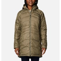 컬럼비아 카리스 게일 올데이 롱 패딩 그린 카키 써모 옴니히트 양털 방수 재킷 W Karis Gale Jacket