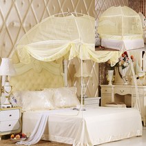 돔형 사각 모기장 180x200cm 베이지 원룸방충망 고양이창문 자석모기장 출입구방충망 탈부착방충망 침대용모기장