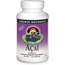 일본직구 소스 내추럴스 아사이 추출물 120V캡스 500mg, 수량, 상세참조
