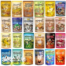 길림양행 탐스팜 HBAF 바프 땅콩 아몬드 120g 26종 중 1선택 허니버터 헤이즐넛 당근케이크 체리쥬빌레 군옥수수 와사비 청양마요 흑임자 불닭 민트초코 제주말차 쿠키앤크림 등, 마늘빵아몬드(130g)