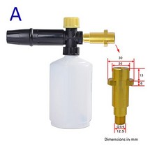 우레탄폼건 폼건 폼총 자동차 거품 세척 눈 랜스 노즐 대포 발생기 대우 해머 Karcher Huter Makita 고압 와셔, [01] A, 01 A