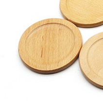 원목 컵받침 티코스터 종이컵받침 원목컵받침대