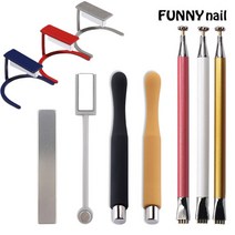 [퍼니네일] 네일마그넷 10종 듀얼마그넷 원형마그넷 원형막대자석네일 마그네틱네일 플라워마그넷, 플라워 마그넷 - 02