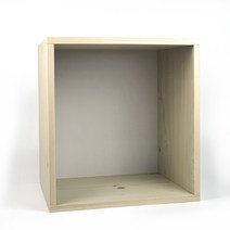 한목가구 칼라공간박스 오픈형 1p 공간박스, 워시화이트1p