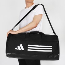 아디다스 트레이닝 운동가방 여행가방 더플 M, 검흰