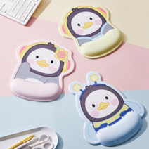 <베이비펭수> 젤 마우스 실리콘 패드 손목보호 메모리폼 마우스 패드 마우스패드 미끄럼 방지 정품, 1개, 블루” class=”wr-img”></a></div></div></div></div><div class=